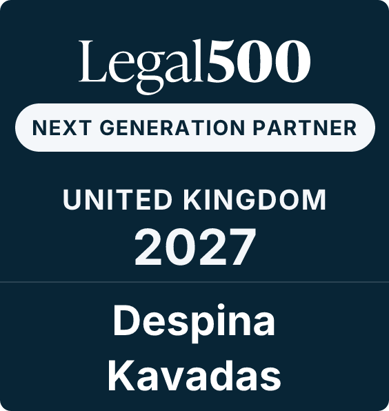 Legal 500 Next Generation Partner 2027 Despina Kavadas