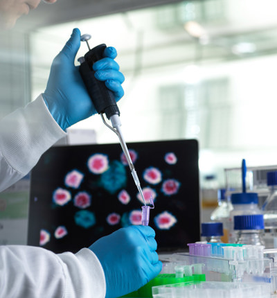 man in lab