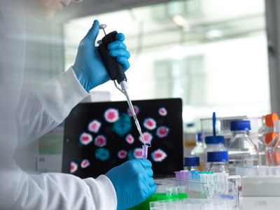 man in lab