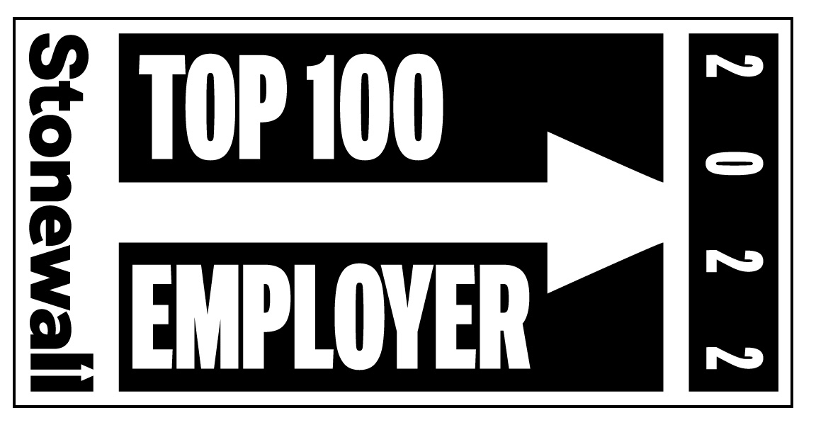 Stonewall Top 100 Employer 2022