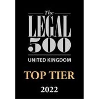 Top Tier Legal 500 Logo 2022 480X480