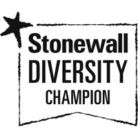 Stonewall Diversity champion Logo Black