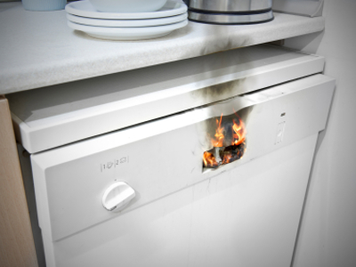 Dishwasher Fire