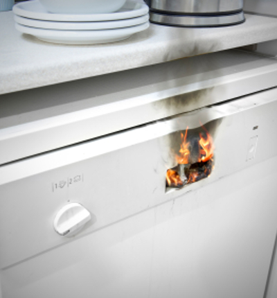 Dishwasher Fire