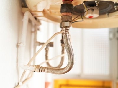 Plumbling Side View Of The Hot And Cold Water Supply Connection Under The Bathroom Sink Without People Getty Stock Photo (Resized)