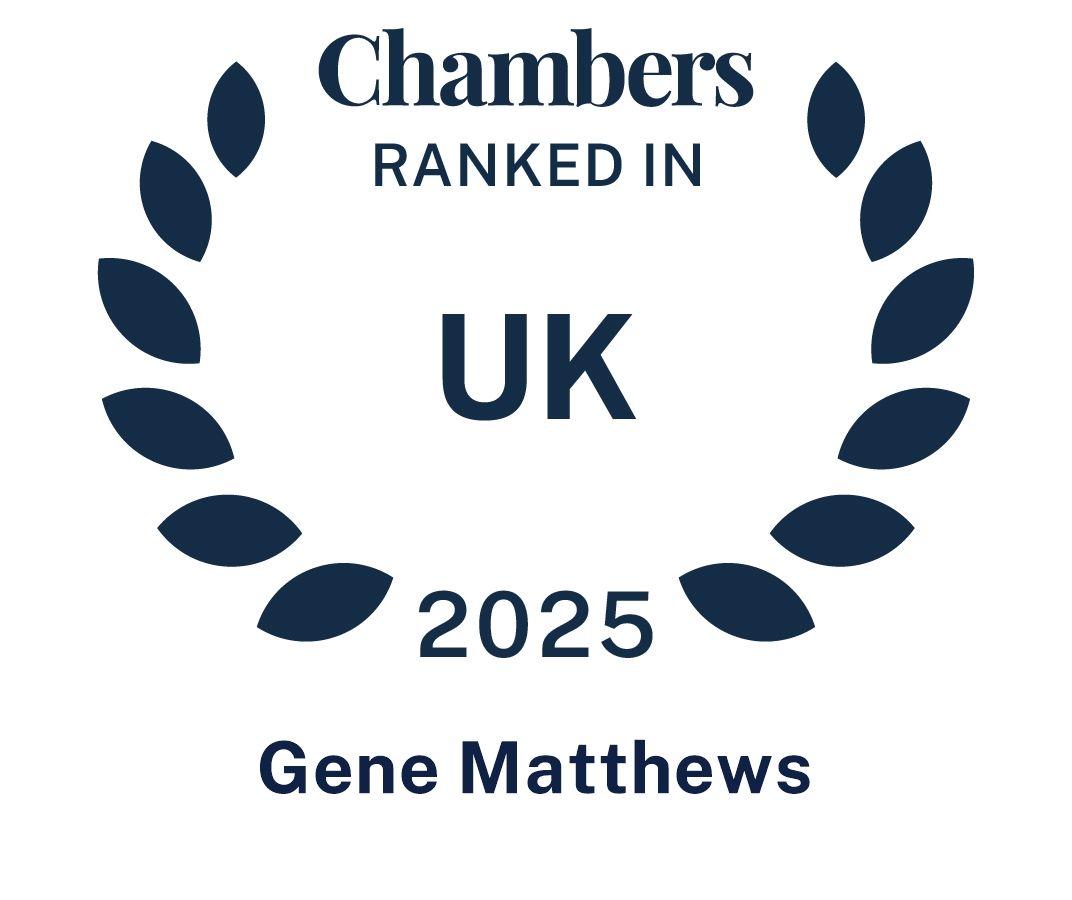 chambers ranked in UK 2025 Gene Matthews