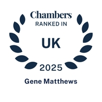 chambers ranked in UK 2025 Gene Matthews