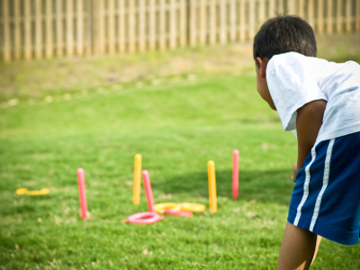 Small Boy Playing