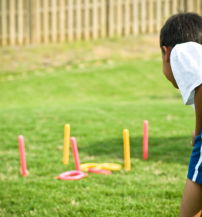 Small Boy Playing