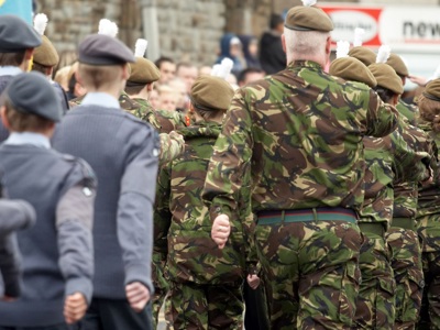 Army and air force personnel