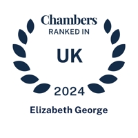An image of Chambers ranked in UK 2024 for Elizabeth George