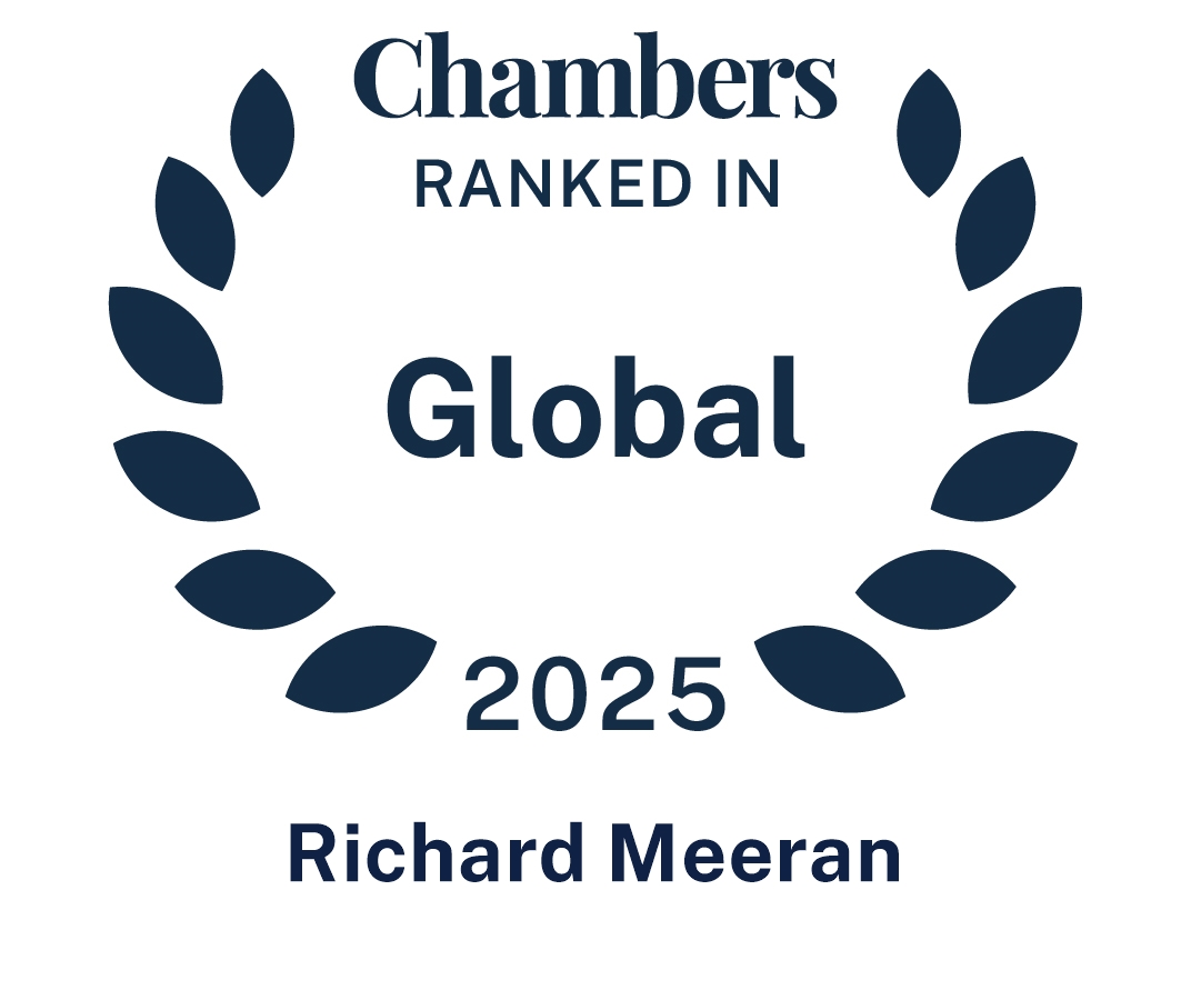 Chambers Global 2025 badge for Richard Meeran.