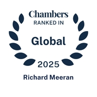 Chambers Global 2025 badge for Richard Meeran.