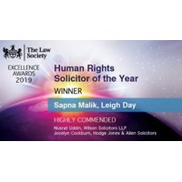Human Rights solicitor of the year winner