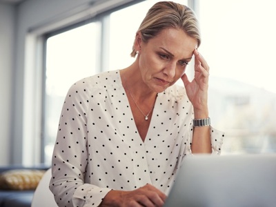 Older Worried Woman