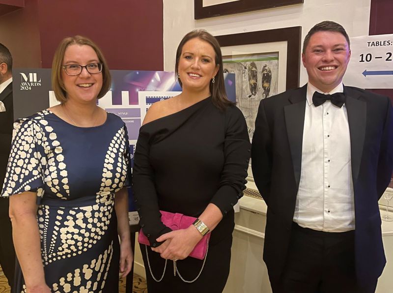 Julie Struthers, Clare Campbell, and Ryan Bradshaw