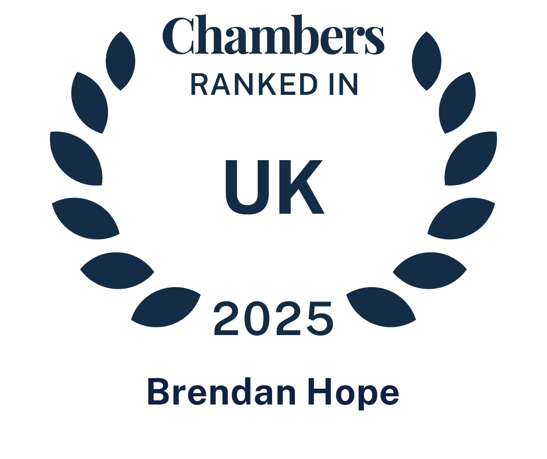 chambers ranked in UK 2025 Brendan Hope
