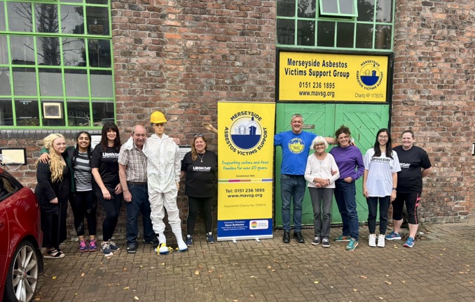 The Leigh Day asbestos team on the Liverpool and Runcorn walk