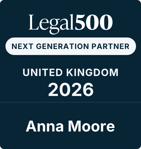 Legal 500 Next Generation Partner 2026 Anna Moore
