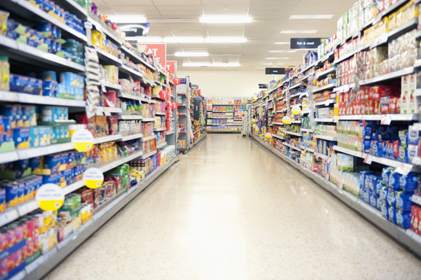 Supermarket aisle