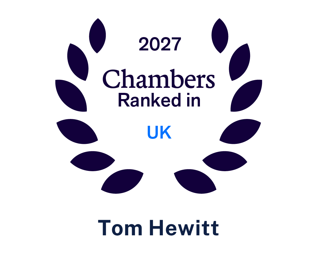 2027 Chambers Ranked in UK Tom Hewitt