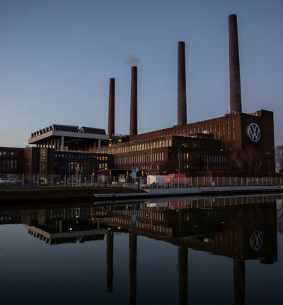 VW Factory chimneys
