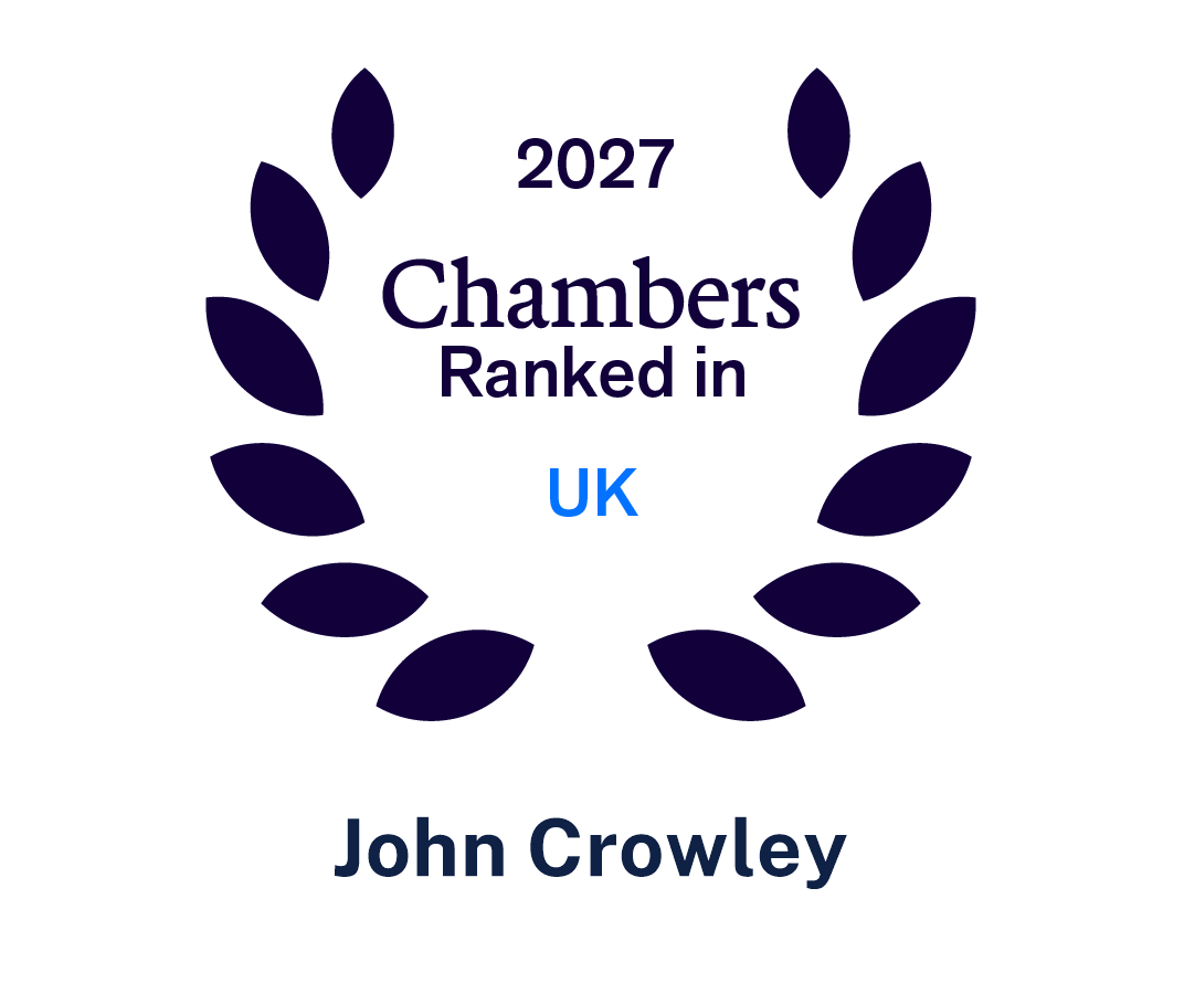 2027 Chambers ranked in UK John Crowley
