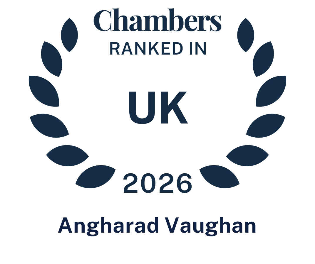 Angharad Vaughan ranked in Chambers 2026