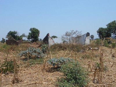 Malawi Village Destroyed Shop
