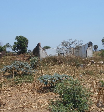 Malawi Village Destroyed Shop