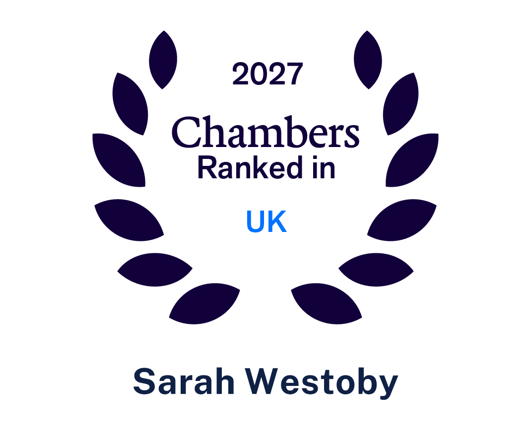 2027 Chambers Ranked in UK Sarah Westoby