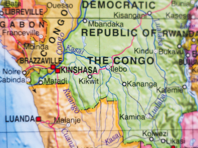 Democratic Republic Of Congo Map
