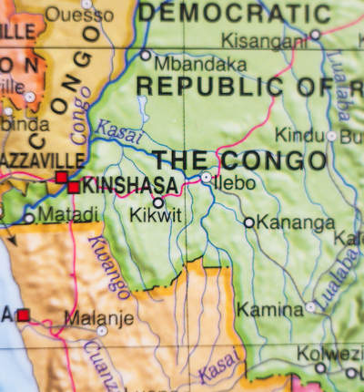 Democratic Republic Of Congo Map