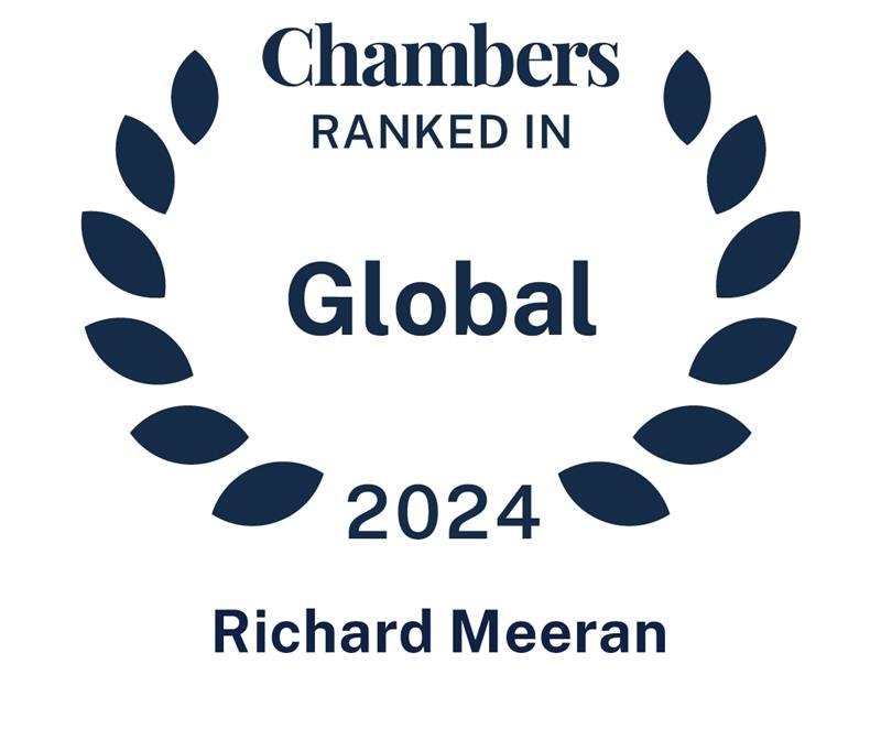 Chambers Global 2024 badge for Richard Meeran.