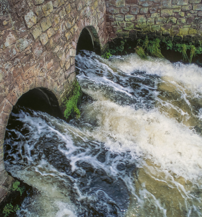 Sewage Into River