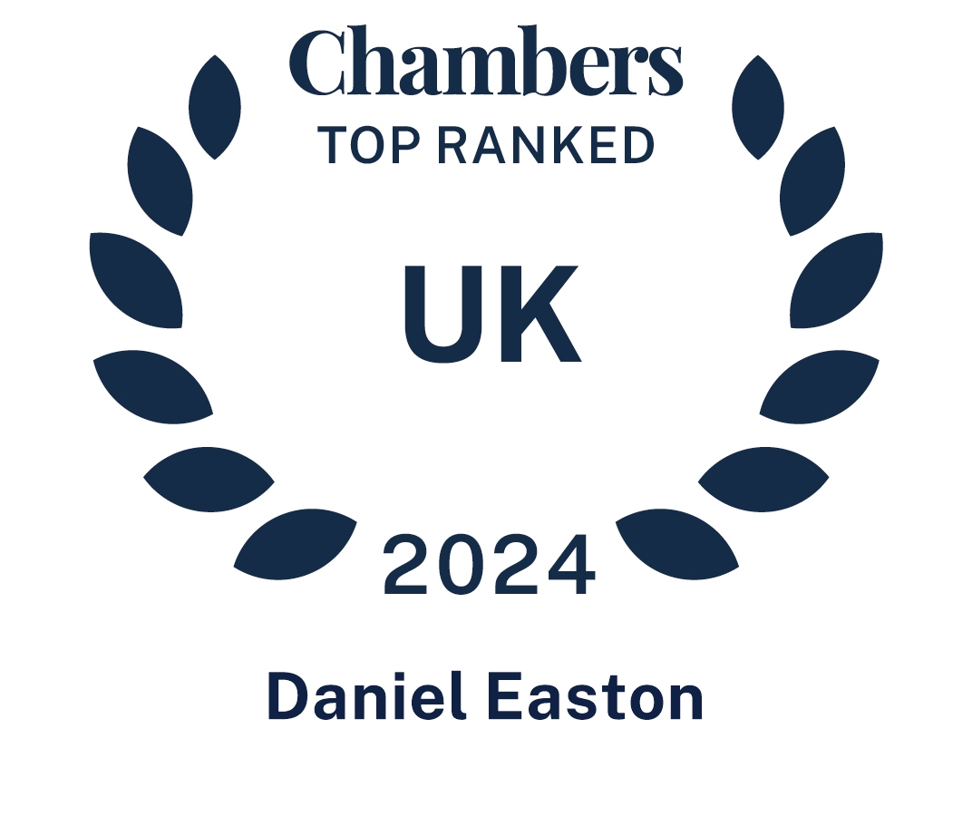 Chambers Top Ranked UK 2024 Daniel Easton