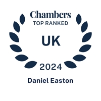 Chambers Top Ranked UK 2024 Daniel Easton