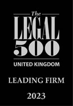 Legal 500 Leading Firm accreditation 
