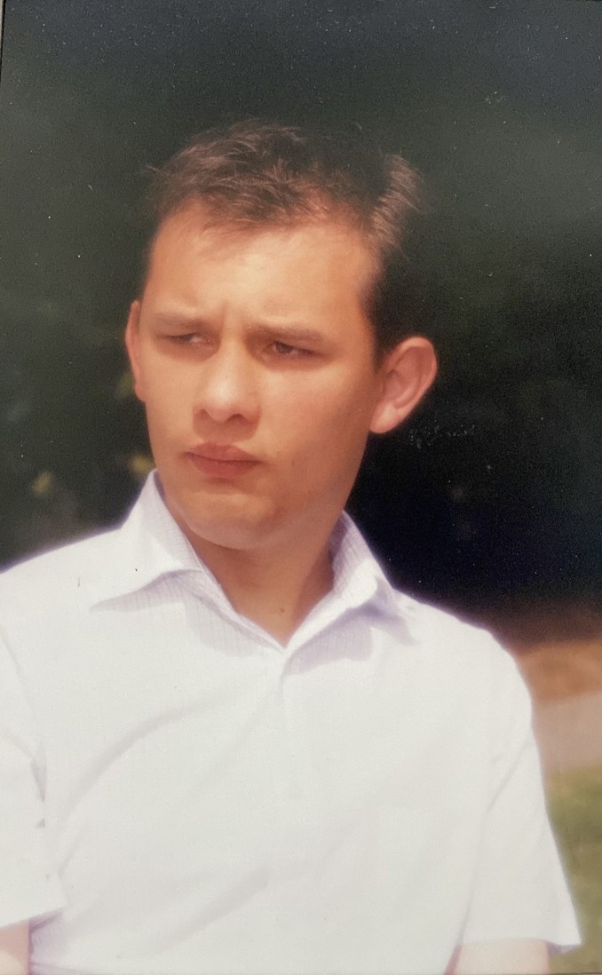 Paul Spearing in a short sleeve white shirt