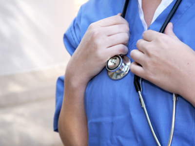 Nurse With Stethoscope