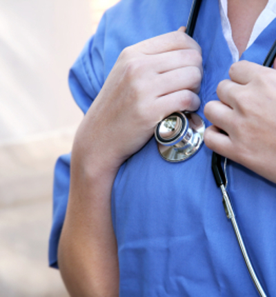 Nurse With Stethoscope